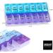 7 Day Pill Organizer AM PM - Twice a Day Medicine & Vitamin Case (Pack of 2) - International Shipping Available - Buy Online on GoSupps.com