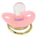 Alomejor Baby Pacifier - BPA Free Silicone Pacifier with Rhinestone Design for 6-18 Months (Pink) - Buy Online on GoSupps.com