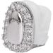 Excessive Gold & Silver Grill Mouth Teeth - Individual Tooth Grills Party Accessories Solitaire Portal Diamond Silver - Buy Online on GoSupps.com