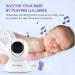 Remote Pan-Tilt-Zoom Baby Monitor | 3.5 Large Screen, Night Vision, Two-Way Talk, Room Temperature, Lullabies | 960ft Range - Buy Online on GoSupps.com