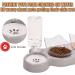 3-In-1 Cat Food And Water Bowl Set Cat Bowls With Stand Double Cat Bowls with Water Dispenser For Pet Food And Water Feeder For Small Medium Dogs Cats - Buy Online on GoSupps.com