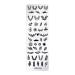 Nail art for women nail art template Christmas snowflakes DIY design stainless steel nail stamp plate manicure tool for women nail art template