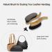 ENERGY Large Flat Kabuki Brush - Vegan Synthetic Foundation Brush for Liquid & Cream Makeup - Perfect for Blending & Buffing - Long Gold Aluminum Handle - Buy Online on GoSupps.com