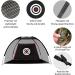 ASENVER Black Golf Practice Net Set - 6.6x4.4 FT with Hitting Mat & Target Cloth - Backyard Driving Range - Includes Carrying Bag - Buy Online on GoSupps.com