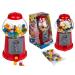 Out of the blue Red chewing gum dispenser with chewing gum approx. 22 cm 1 pack glass