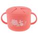 Stephen Joseph  Silicone Snack Cup  Snack Cups for Babies and Toddlers  Coral Flower