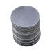 FRCOLOR 100pcs Cosmetic for Bottom Tool Double-sided Adhesive Eyeshadow Stickers Pan Round Pads Plates Women Iron Girls Makeup Metal M As Shown