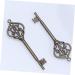 ABOOFAN 60 Pcs Accessories for Teen Girls Bracelet Finding Pendant Key Shape Pendant Material Student Alloy - Buy Online on GoSupps.com
