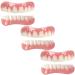 Denture pebble gel instant-veers provisional denture upper jaw and lower jaw repair your teeth quickly you have a confident smile unisex 3pairs immediately
