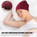Silk Bonnet for Sleeping - 2PCS Silk Hair Wrap for Women/Men - Red & Black, Black & White - Buy Online on GoSupps.com