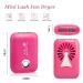 AREMOD Lash Fan Dryer - Handheld USB Mini Air Cooling Blower for Eyelash Extensions - Rose Color - Buy Online on GoSupps.com