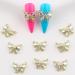 10pcs Shiny Zircon Butterfly Nail Charms - Alloy Rhinestones for Nail Art - Colorful Nail Jewels & Supplies - Buy Online on GoSupps.com
