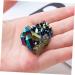 VILLCASE 2pcs Colorful Crystal Clusters Fish Tank Stones Mineral Specimen Natural Stones Cluster Rough Stone - Buy Online on GoSupps.com
