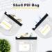 10 Pack Pill Organizer Pouches - BPA-Free Reusable Zippered with Write-On Labels Perfect for Medicine & Daily Travel (3.54 x 3.93 inches - Buy Online on GoSupps.com