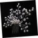 FRCOLOR Hair Comb bridal accessories rhinestone jewelry pearl headpiece bridal headpiece headdress accessories white comb bride European and American Hair Jewelry - Buy Online on GoSupps.com