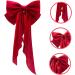 FRCOLOR Satin Ribbon Hairpin Bow Hair Clips Hair Clips for Makeup Barrettes for Thick Hair Ribbon for Hair Satin Hair Ties Hair Barrettes Hair Ribbons Miss Halloween Accessories Red Fabric - Buy Online on GoSupps.com