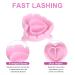Fawyteng 100pcs Pink Lovely Heart Shape Glue Rings for Eyelash Extensions - Disposable Lash Glue Cups and Holder - Buy Online on GoSupps.com