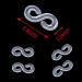 Luckkyme 3000 Pieces S Clips Bracelet Making Kit with 5 Crochet Hooks - Rubber Connectors for DIY Loom Bracelets - Buy Online on GoSupps.com