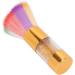 Verdant Touch Blush Brush Portable Colorful Makeup Brush Fluffy Blusher and Nail Art Dust Cleaning BrushGold - Buy Online on GoSupps.com