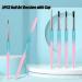 5pcs Nail Art Brushes with Cap - Nail Polish Clean Up Brush Set for Gel Nails - Metal Handle Design for Nail Art and Paintings - Buy Online on GoSupps.com