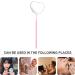 Minkissy Love Heart Lash Mirror for Eyelash Extensions | Stainless Steel Handheld Mirror for Women | Pink Lash Technician Supplies - Buy Online on GoSupps.com