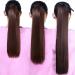Buy 18-38 Inch Straight Drawstring Ponytail - Synthetic Hair Extension Clip-In Wig Piece - Buy Online on GoSupps.com