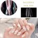 Coffin Full Cover Nail Tips 500pcs Clear Acrylic Nails with Case for Nail Salons and DIY Nail Art - Buy Online on GoSupps.com