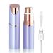 Facial Hair Removal for Women Portable Lady Hair Shaver Electric Rechargeable Painless Bikini Remover for Face Upper Lips Peach Fuzz Chin Armpit Fingers Arms Legs and Body (Blue)