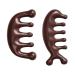 Scalp massager 2 pieces of head massage hair massage brush massage massage comb head massage hair growth gua Sha comb head massage brush round tooth comb fatigue relieves acupuncture massage