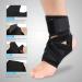 GOTOTOP Ankle Brace with Heel Strap for Peroneal Tendonitis & Arch Pain Relief - Black - Buy Online on GoSupps.com