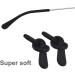 Silicone Anti-Slip Covers for Glasses - 4 Pairs Replacement Parts for Metal & Thin Sunglasses (Black & White) - Slipproof Hinge Repair Accessories - Buy Online on GoSupps.com