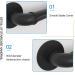 Handrail 1ft -20ft Banister Stairs Indoor Outdoor Steps Railing Staircases Railings Handrails for Disabled Elderly Kids Black Metal Wrought Iron Safety Support Rod (Size : 9.2ft/2 - Buy Online on GoSupps.com