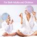 Hair Drying Towel Wraps 2 Pack Microfibre Towel Twist Turban with Button Design Super Absorbent Quick Drying Hair Towel for Curly/Long/Thick Hair Two Colors - Buy Online on GoSupps.com