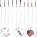Healeved 10pcs Eye Shadow Brush Facial Scrubber Women Eyeshadow Brush Exfoliating Lip Brush - Buy Online on GoSupps.com