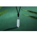 XIANNVXI Healing Crystal Necklace - Hexagonal Point Pendant, Natural Clear Quartz Gemstone, Adjustable Rope Reiki Jewelry for Men and Women - Buy Online on GoSupps.com