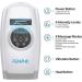 RENPHO Electric Hand Massager for Arthritis and Carpal Tunnel Relief - 6 Levels of Compression, Heat Therapy, Wrist, Palm, Finger Pain Relief - A-white - Buy Online on GoSupps.com