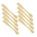 Healeved 20 Pcs Mask Spoon Beauty Spoon Face Cream Pick Spoon Makeup Gadgets Cosmetic Spoons Airbrush Abs 6X1X0.3CMx2pcs Goldenx2pcs