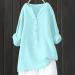 Linen Tops for Women UK Sale Clearance Casual Loose Fit Short Sleeve T-Shirt Crewneck Dressy Shirt Summer Tops Button Up Plus Size Tee Tunic Top Holiday Blouses 2751-qppoj-a-lightblue XXL - Buy Online on GoSupps.com
