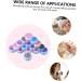 SEWACC 16pcs Eyeshadow Glitter Pigment Nail Polish Powder Nail Art Powder Eye Shadow Flash Nail Powder As Shown 16pcs - Buy Online on GoSupps.com