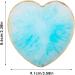 Sibba Resin Nail Art Palette Nail Mixing Palette Polish Color Mixing Plate Golden Edge Nail Holder Display Board Heart Shape Cosmetic Mixing Tools (Blue) - Buy Online on GoSupps.com