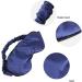 Zeiwohndc Double Sided Imitation Silk Satin Sleep Eye Mask - Women's Solid Color Anti-Aging Skin Care Blindfold with Elastic Band - Buy Online on GoSupps.com