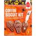 Cake Decor | Coffin Biscuit Kit 3X179G | Chocolate Biscuit Mix and White Writing Icing Tube | Suitable for Vegetarians - Buy Online on GoSupps.com