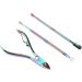 Cuticle Pusher Nail Polish Remover Set with Scraper and Cleaner Professional Stainless Steel Manicure Tools for Women - Buy Online on GoSupps.com