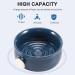 KVSERT Dark Blue Ceramic Men's Shaving Mug Bowl - Wide Opening for Brush & Soap - Perfect for Grooming - Buy Online on GoSupps.com
