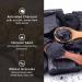Ustraa Face Scrub for Men - Exfoliating & Detoxifying - 100g with Activated Charcoal Volcanic Sand & Walnut Granules - Fights Blackheads - All Skin Types - Buy Online on GoSupps.com