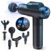Massage gun timiyou massage device massage gun with 99 speeds 6 massage heads quiet muscle massage gun loose loosening pain relief for back shoulder neck