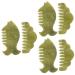Beaupretty 6 Stk Jade Kamm cockroaches from scalp combs Guasha-Tool Massage Mass Massage Scalp Massage Headmassage Tools Massage Chamber from Jade Hair Tools scratching board 9x4.5cmx3Pcs Gr nx3stk