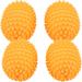 Yctze Set of 4 Orange Reusable Dryer Balls - Antistatic Unscented XL Plastic for Home Laundry & Lint Removal - Buy Online on GoSupps.com