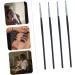 Healeved 4pcs Fine Eyeliner Brush Eyebrow Liner Brush Eyeshadow Cosmetic Eye Wand Lip Liner Fiber - Buy Online on GoSupps.com