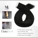 Moresoo Tape-In Extensions - Real Hair 50cm Black #1B Seamless Adhesive Skin Weft 20 Pieces 50g - Remy Natural Hair - Buy Online on GoSupps.com
